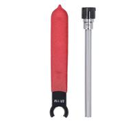 2 unids/set fresadora C8 EL, vástago recto con kit de llave, soporte de pinza ER11 extensible para fresado, acero al carbono 40Cr l, 100 mm de longitud