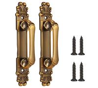 2 unids/set tirador de puerta de armario de estilo europeo, herrajes antiguos de aleación de zinc para armarios de cocina y baño, armario