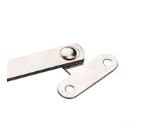 2 varillas de soporte móviles para puerta de armario hechas de acero inoxidable, varillas plegables para un uso duradero con fijación de tornillo (1 par)