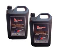 2 x Aceite Power One especial lubricante para cadenas de Motosierras - 2 x 5 Litros