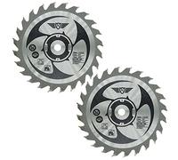 2 x TopsTools CS12024T_2 120 mm 24T 9,5 mm Bore TCT Hojas de sierra compatibles con Worx WorxSaw XL Worx WX427 WX429 WX437 WX439 WX531 400W 700W