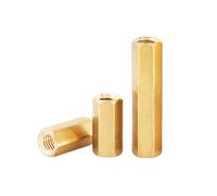 20-100 uds M2 Latón separadores roscados hexagonales hembra-hembra