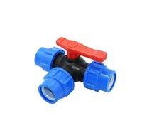 20/25/32/40/50/63mm Tubo De PVC PE Grifo T Divisor De Agua 1/2 3/4 1 "1,25" 1,5 "2" Válvula De Bola De Tubo En T Conector En Forma De T 1 Uds (Color : Tee Tap, Size : 32mm)