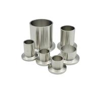 20/30/40/50 Length KF10/16/25/40/50 Weld Ferrule Vacuum Pipe Fitting Fit Tri Clamp304 Stainless Steel Joint Vacuum Flange(KF40,Length 20mm)