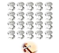 20 conectores excéntricos para muebles, tuerca de cierre de leva de 15 x 12 mm, compatible con muebles de estilo Ikea, para armarios, cajones y armarios. Paneles de muebles robustos y de armario