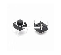 20 interruptores de botón táctiles momentáneos 6 x 4,3 mm, orificio pasante DIP pines Controls Switches