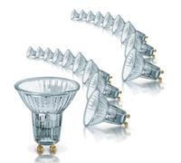 20 lámparas halógenas reflectantes Osram, 30W = 35W, casquillo GU10, tipo Halopar 16, aluminio, 230V, ángulo de luz de 30°