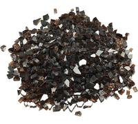 20 libras de cristales de vidrio para chimenea, de 1.27 cm (1/2 pulgada) de grosor, ideales para mesas con fuego. Color cobre