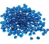 20 libras de cristales de vidrio para chimenea, de 2,5 centímetros de diámetro, color azul turquesa, ideales para fogones y chimeneas