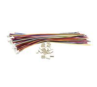 20 pares Mini Micro 5 Pin JST SH 1.0 mm Conector de cable JST SH 1.0 mm Pitch 5 Pin Conector hembra con cable de 150 mm 26 AWG para tiras LED, juguetes RC, pilas