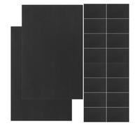 20 Piezas Cartón de Espuma Negro 30x20cm, Tablero Liso