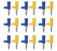 20 Piezas Conector Banana de 4mm Tipo Pistola sin Soldadura
