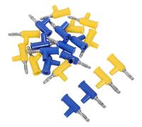 20 Piezas Conector Banana de 4mm Tipo Pistola sin Soldadura