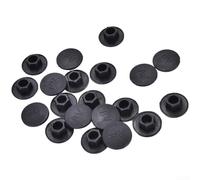 20 piezas de cubierta hexagonal de plástico para tamaños de rosca M5-14, cubiertas resistentes al polvo para tornillos de enchufe ()