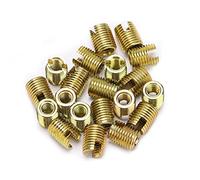 20 piezas Insertos autorroscantes de acero al carbono Insertos Roscados Autorroscantes (interior M2*0,4 exterior M4,5 * 0,5 cm)