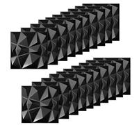 20 piezas Paneles Decorativos 3D para Pared Interiores, 30 × 30 cm Revestimiento Pared PVC Exterior, Placas Decorativas Pared Autoadhesivo, Wall Panel, para Decorar Paredes