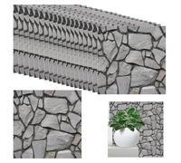 20 Piezas Papel 3D Ladrillo Pared Autoadhesivo, 30 x 30 cm Grueso Impermeable PVC Panel Decorativo Pared, Revestimiento de Paredes, Pegatinas 3D Pared para Paredes de Cocina, Oficina, Dormitorio