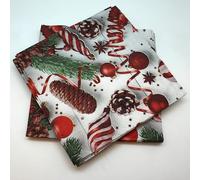 20 servilletas de manzana de pino de guata de 3 capas, 40 x 40 cm