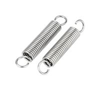 20 unidades de resortes de extensión de doble bucle con extremo abierto, acero inoxidable 304, 0,5 x 4 x 20 mm, para equipos mecánicos.