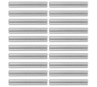 20 Unidades Pasador de Clavija para Estantes de Acero Inoxidable 1/4x1,6 | Diseño Cilíndrico de Metal, Ajuste Preciso en Orificios Estándar, Soporte Robusto para Gabinetes y Literas