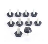 20 unids/lote, nivelador de muebles con tornillo for el hogar, ajustable, regulador pie pierna, almohadilla niveladora for mesa, escritorio, rosca M6 M8 Adecuado para muebles y mesas(M6X7mm 20PCS)