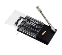 20 unids para brocas helicoidales 0.3-2.0mm aleación de acero conjunto de molienda completa para placa de circuito madera plástico PVC joyería fabricación DIY mano taladro herramientas