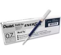 20 X Pentel LR7 Roller Refill for EnerGel Pen 0.7mm Metal Tip Navy Blue Ink
