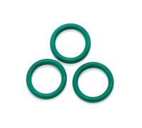 200 juntas tóricas de goma para grifería profesional, sección transversal de 1,5 mm, junta tórica verde para reparación de compresores.,Verde,9,5 x 6,5 x 1,5 mm