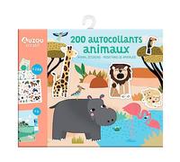 Auzou – Estuche de artista – 200 pegatinas de animales – Manualidades creativas