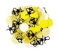 200 Rebanadas Confeti De Abejas, Confeti Creativo Y Divertido, Decoraciones De Fiestas, Decoraciones De Mesa De Comedor.
