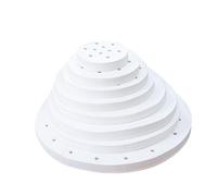 200 unidades de papel Dim Sum como base para vaporizadores de bambú, vaporizador, Air Fryer, forro de airfryer, antiadherente, papel de horno redondo, papel de bambú perforado (22,9 cm)