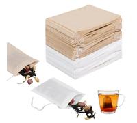200Piezas Bolsas De Filtro De Té Desechables,Bolsas Para Te,Bolsas De Té Para Té Suelto, Bolsas De Filtro De Té(6 X 8 CM)