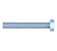 200x REISSER Tornillo de Máquina 6x40MM Galvanizado Acero Cabeza Hexagonal