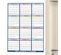 2025 Wall Calendar 12 Month - Colorful 2025 12 Months Calendar Yearly Wall Calendar, Calendar for Wall, Creative 12 Month Wall Calendar Annual Yearly Wall Planner for Home Company School