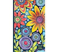 2026-2027 Pocket Planner: July '26-Dec '27 18-Month Academic Calendar (Boho Floral)