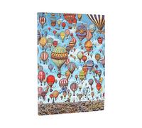 2026 Balloon Festival (Pierre the Maze Detective) Midi 18-month Horizontal Softcover Flexi Dayplanner 2025-2026 (Elastic Band Closure): Kalendarz 18-miesięczny