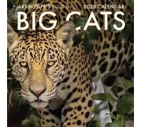 2026 Big Cats Wall Calendar (Importación USA)