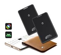 2026 Bluetooth 5.4 (sólo Android) Wallet Smart Tracker Card 2 Pack 2.5mm
