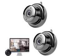 2026 Cámara ultra-invisible mejorada sin enchufe, cámaras pequeñas HD 1080p ocultas inalámbricas, cámara de seguridad portátil para interior con visión nocturna, mini cámara inalámbrica para interior