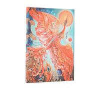Paperblanks Agenda Firebird (Birds of Happiness) 2025-26 Mini 18 meses Tapa dura Cierre elástico