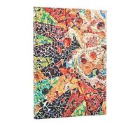 Paperblanks Agenda Gaudi's Sun (Gaudi’s Mosaics) Midi 12-month Verso Hardcover 2026 (Wrap Closure)