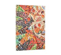 Paperblanks Agenda Gaudi's Sun Mini 18 meses horizontal tapa dura flexible 2025-2026