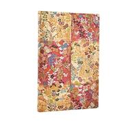 Paperblanks Agenda 2026 Kara-ori Rosa Maxi (Kimono japonés) 12 meses Tapa flexible Cierre elástico