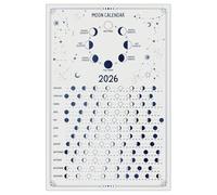 2026 Lunar Calendar & Moon Phase Poster - Astronomy Wall Art Chart with Eclipses, Celestial Decor for Home, Office or Classroom(Unframed,16x24inch(40x60cm))