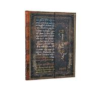 2026 Wildflower Song Ultra 12-month Vertical Hardcover Flexi Dayplanner 2026 (Elastic Band Closure)