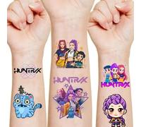 2026 Novedad Kpop 20 piezas/set Pegatinas de tatuaje temporal de dibujos animados Rumi Kang para regalo de fiesta Hunterteam A 3set