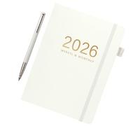 2026 Planner A5 Academic Notebook - Portable Daily Calendar Book Jig