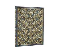 2026 Wildflower Song Ultra 12-month Vertical Hardcover Flexi Dayplanner 2026 (Elastic Band Closure)