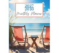 2027-2030 Monthly Planner: Plan Ahead, Stay on Track With This Four-Year Journey at a Glance, Two-Page Spread Calendar. Perfect for School, Office, and Home. Floral Design.