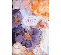2027 Agenda - Tesoros de Sabiduría - Flores de Mármol Y Oro: Con Un Pensamiento Motivador O Un Versículo de la Biblia Para Cada Día del Año